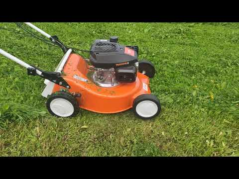 STIHL RM 248 T работа без травосборника